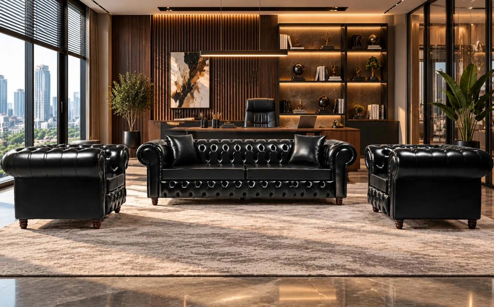 Ofisofa Chester VIP kanepe takımı